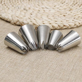 5 PC STAINLESS STEEL EXTRA LARGE NOZZLE SET