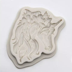 MEDIUM UNICORN SILICONE HEAD MOULD