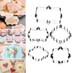 PLAQ COOKIE CUTTERS SET 4PCS