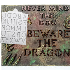 GAME OF THRONES FONT ALPHABET MOULD