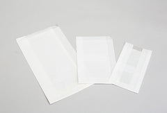 PLAIN WHITE POLY COATED, BREAD/SCONES/BUNS PACKAGING BAGS WITH WINDOW