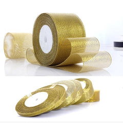 ORGANZA RIBBON GOLD