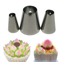 PEACH SHAPE NOZZLE SET 3PCS