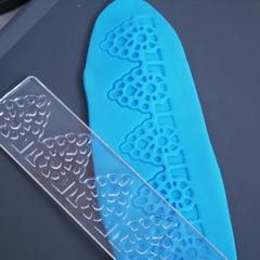 PATTERN FONDANT BORDER CUTTER / EMBOSSER 4PCS
