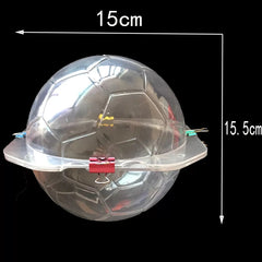 3D LARGE FOOTBALL POLYCARBONATE CHOCOLATE MOULD 1PC