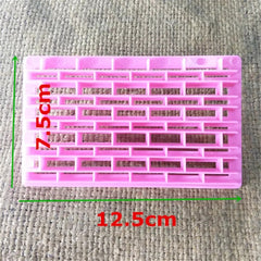 MINI BRICK WALL PLASTIC EMBOSSER
