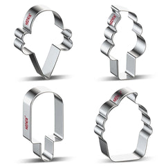 ASSORTED ICECREAM COOKIE CUTTERS SET 8PCS