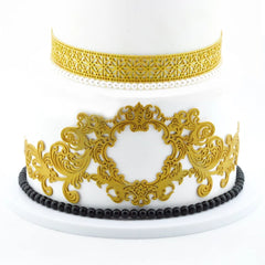 SCROLLS CAKE LACE MAT