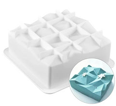 TRIANGULATION SQUARE CHOCOLATE MOUSSE MOULD