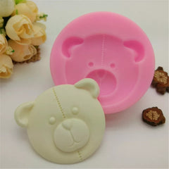 TEDDY BEAR FACE MOULD