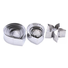 ROSE PETAL, LEAVES & CALYX CUTTERS METAL SET 23 PCS A408