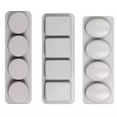RECTANGULAR/ROUND/OVAL SOAP MOULD (4 HOLES)