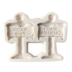 MINI MERRY CHRISTMAS AND NORTH POLE CHRISTMAS MOULD