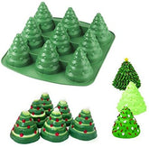 3D LARGE CHRISTMAS TREE CHOCOLATE MOULD 9 CAVITY