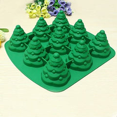 3D LARGE CHRISTMAS TREE CHOCOLATE MOULD 9 CAVITY