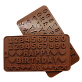 NUMBERS/LETTERS CHOCOLATE MOULD