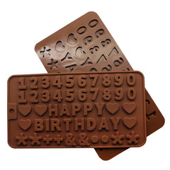 NUMBERS/LETTERS CHOCOLATE MOULD