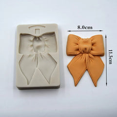 SILICONE MOULD LARGE BOW