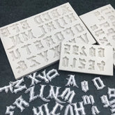 GOTHIC FONT ALPHABETS MOULD