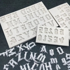 GOTHIC FONT ALPHABETS MOULD