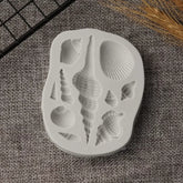 CONCH AND ASSORTED SEA SHELLS MOULD