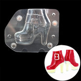 3D LADY/ SHOE BOOT POLYCARBONATE CHOCOLATE MOULD 1PC