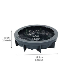 ROUND SWIRL CHOCOLATE MOUSSE MOULD