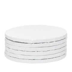 ROUND WHITE CAKE DRUMS/DOUBLE BOARDS (LOCAL)