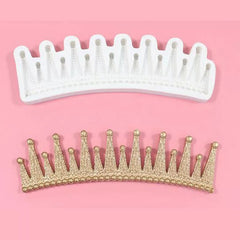 BEDAZZLED/RHINESTONE QUEEN CROWN MOULD (THIN SPIKES)