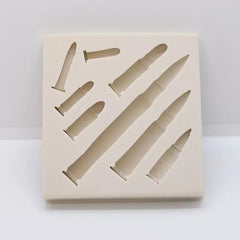 GUN AND BULLETS MOULDS 1 PC