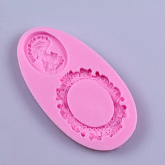 MINI VICTORIAN WOMAN PICTURE AND PHOTO FRAME