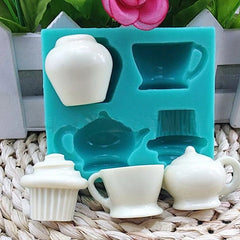 MINI TEA SET MOULD 4 PCS