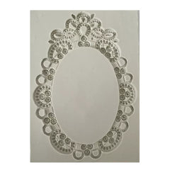 OVAL BEDAZZLED FRAME MOULD (LARGE)
