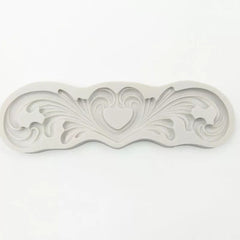 FLOWING EDGES FLOWER SCROLL BORDER MOULD (DOUBLE SIDED)