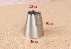 LARGE LOVE HEART MOUTH NOZZLE 1PC (W3)