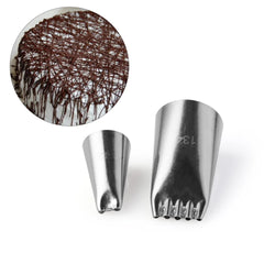 SPAGHETTI/PASTA/NOODLES STAINLESS STEEL NOZZLE SET 2PCS