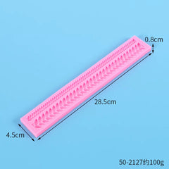 MINI LEAVES ROPE BORDER MOULD