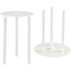 TIERED CAKE SUPPORTS WITH DOWELS SET (REUSABLE)