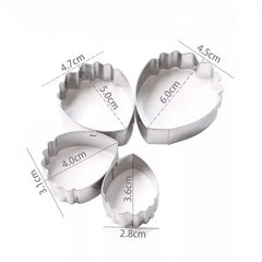 STAINLESS STEEL SIMPLE PEONY PETAL CUTTER SET
