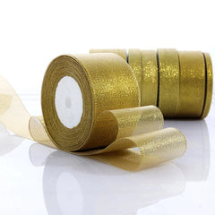ORGANZA RIBBON GOLD