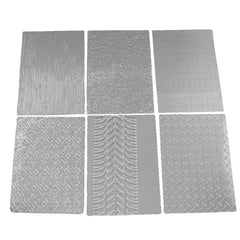 MANLY THEMED TEXTURE /IMPRINTS SHEET SET 6 PCS