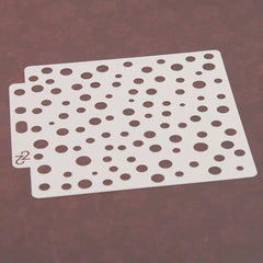 POLKA DOT MINI COOKIE STENCIL 13 BY 13 CM