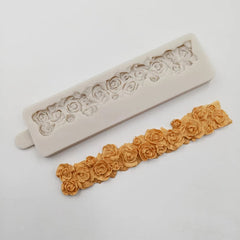 ROSE FLOWERS BORDER MOULD
