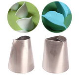 LARGE LEAVES STAINLESS STEEL NOZZLE SET 2PCS