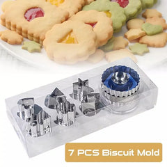 ROUND LINZER COOKIE CUTTER SET