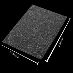 MANLY THEMED TEXTURE /IMPRINTS SHEET SET 6 PCS