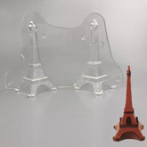 3D EIFFEL TOWER POLYCARBONATE CHOCOLATE MOULD 2PC