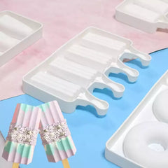 MINI RIDGES CAKESICLES/ICE POP/LOLLIPOP MOULD 4 PCS