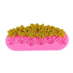 ROSES FLOWERS BORDER MOULD
