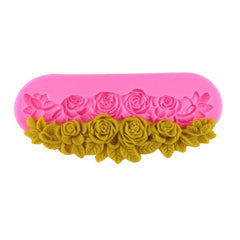 ROSES FLOWERS BORDER MOULD